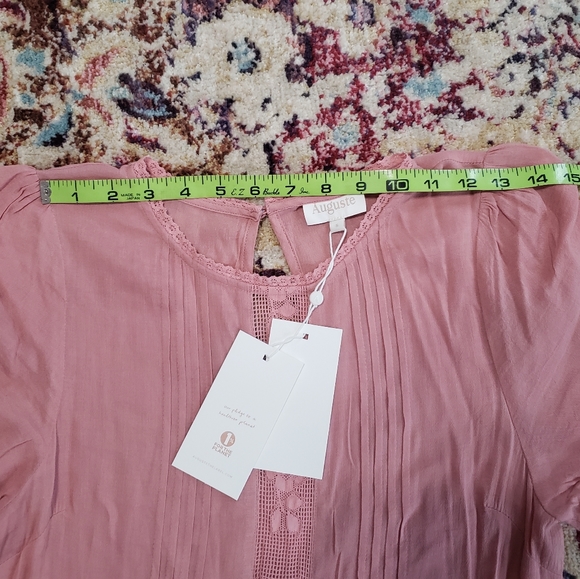 Auguste Elliott Midi Dress (No Slip) in Blush Size Small - Picture 13 of 15